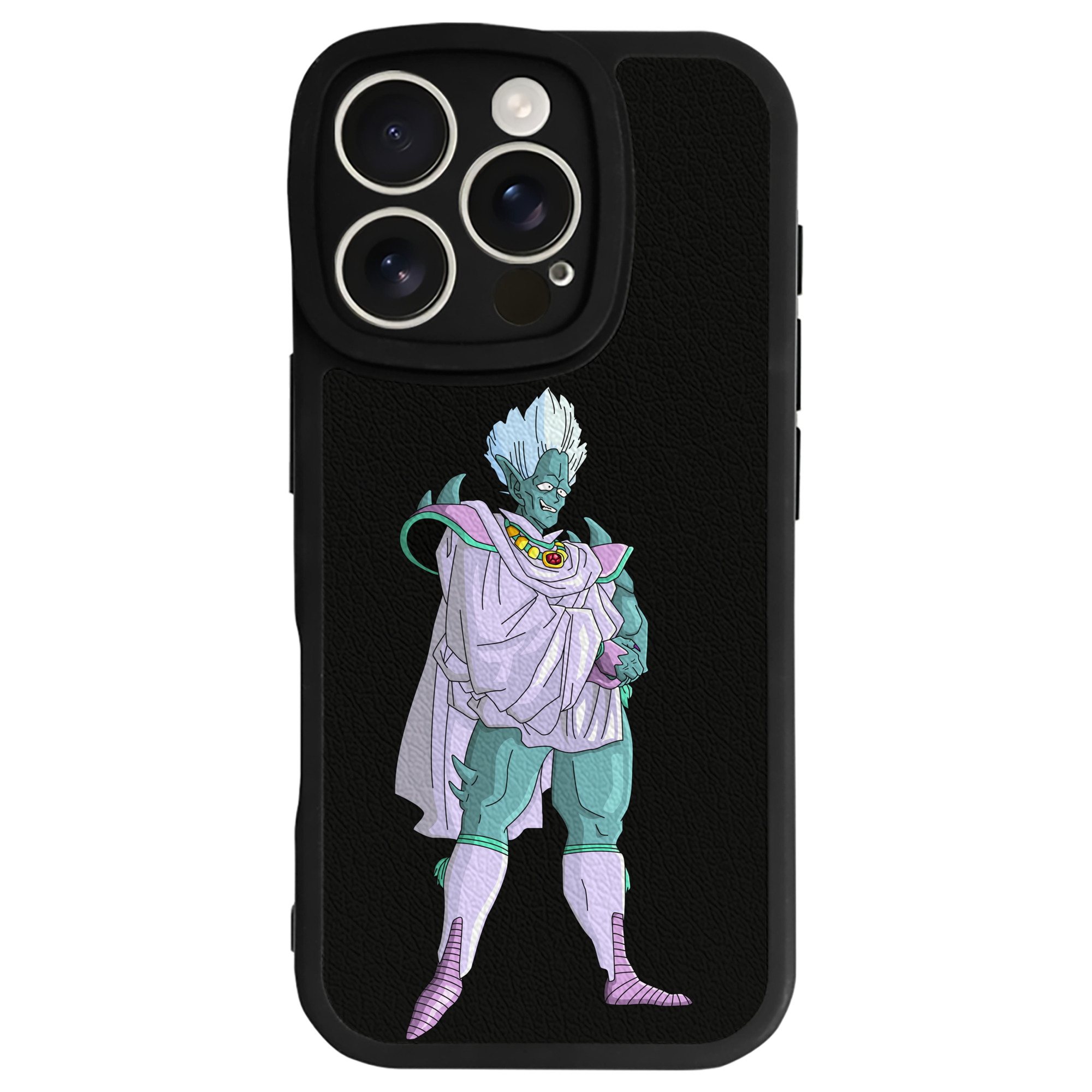 （画像用） ドラゴンボール DRAGON BALL 【iPhone 16シリーズ対応】シリコンスマホケース（レザー調） 材質：シリコン